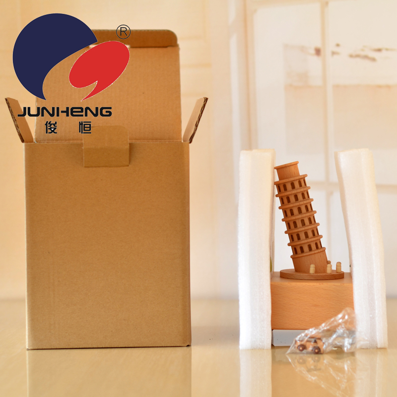 Customizable Logo Factory Direct Sales Beech Crafts Handmade Pizza Leaning Tower Music Box Music Box Small Music Bell