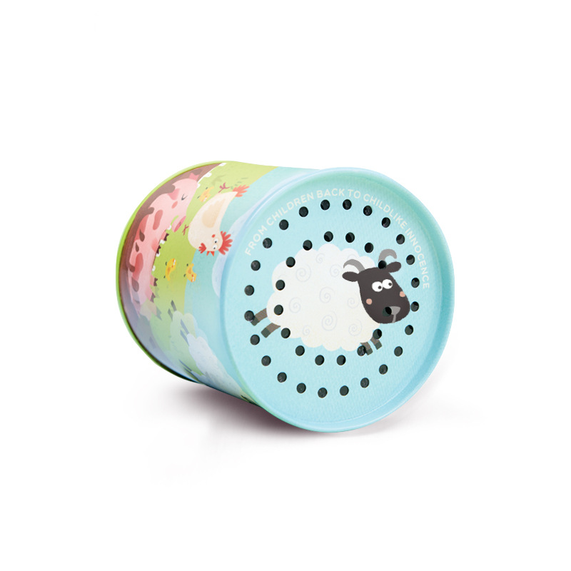 Mideer Milu New Toy Children&#039;s Hand Music Box Rotating Iron Sheet Acoustic Can Musical Instrument Factory Direct Sales