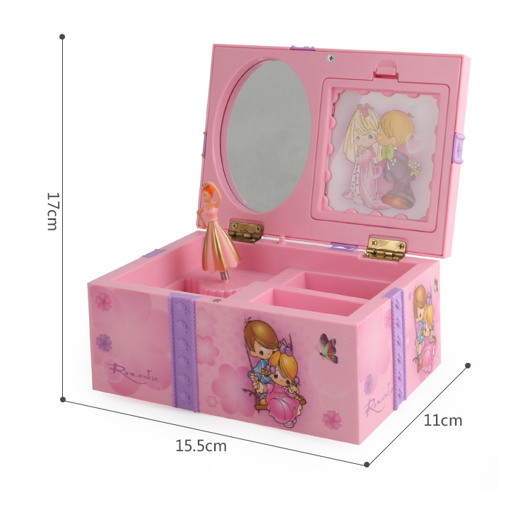 [Small Single Youpin] Eight-Tone Music Box Dance Music Box Cartoon Jewelry Music Box 9209