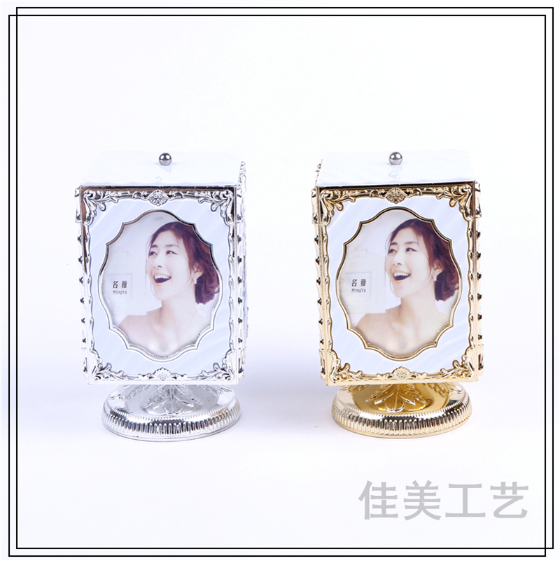 Frame stage 5 inches rollover music box creative combination Frame 4-side europe-style wedding photos Frame Frame stage 5 inches rollover music box creative combination Frame 4-side europe-style wedding photos Frame