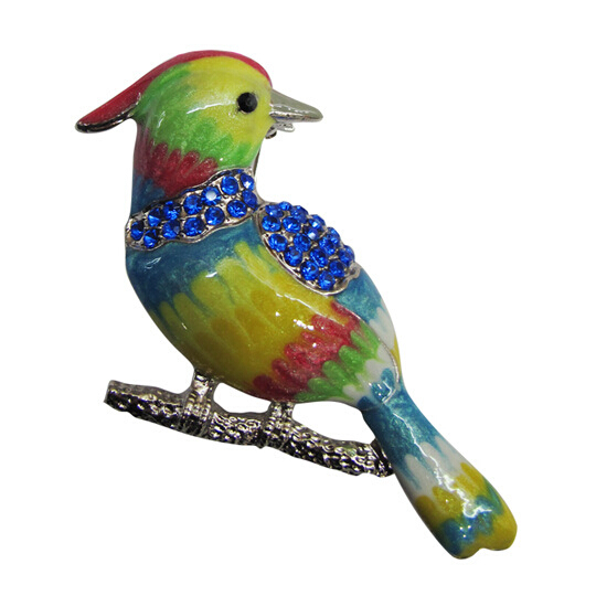 New discounts special offers American style bird brooch, alloy jewelry set Crystal rhinestones brooch fashion atmosphere cute animal brooches