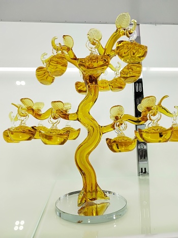 Crystal Apple Tree, Crystal Ingot Tree, Crystal Lotus, Crystal Candlestick, Small Animal