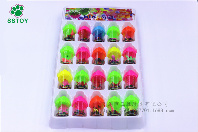 New bottle sea baby bubble water bubble baby water sea animal expansion crystal mud