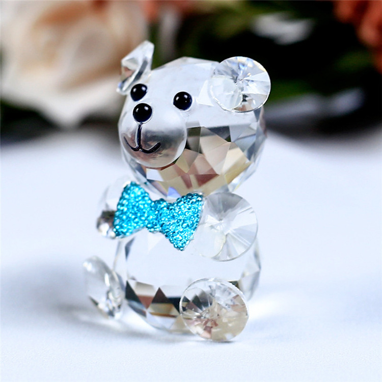 Crystal Bear Animal Customized Various Shapes Figure Plant Glass Crafts Home Decorations Crystal Bear Animal Customized Various Shapes Figure Plant Glass Crafts Home Decorations