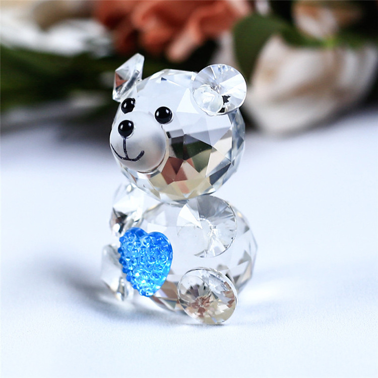 Crystal Bear Animal Customized Various Shapes Figure Plant Glass Crafts Home Decorations Crystal Bear Animal Customized Various Shapes Figure Plant Glass Crafts Home Decorations