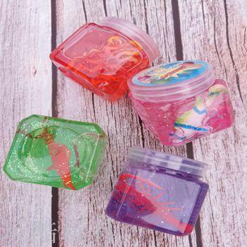 Slime Crystal MUD Transparent Safe Non-toxic School around girls Sea Animal Toys Slime Slime