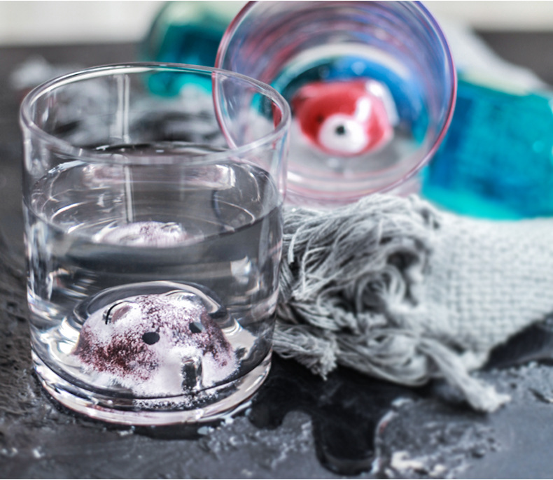 Creative Cute Animal Head Lead -free Transparent Thermostable Crystal Water Glass, large Capacity Domestic Beverage Mug