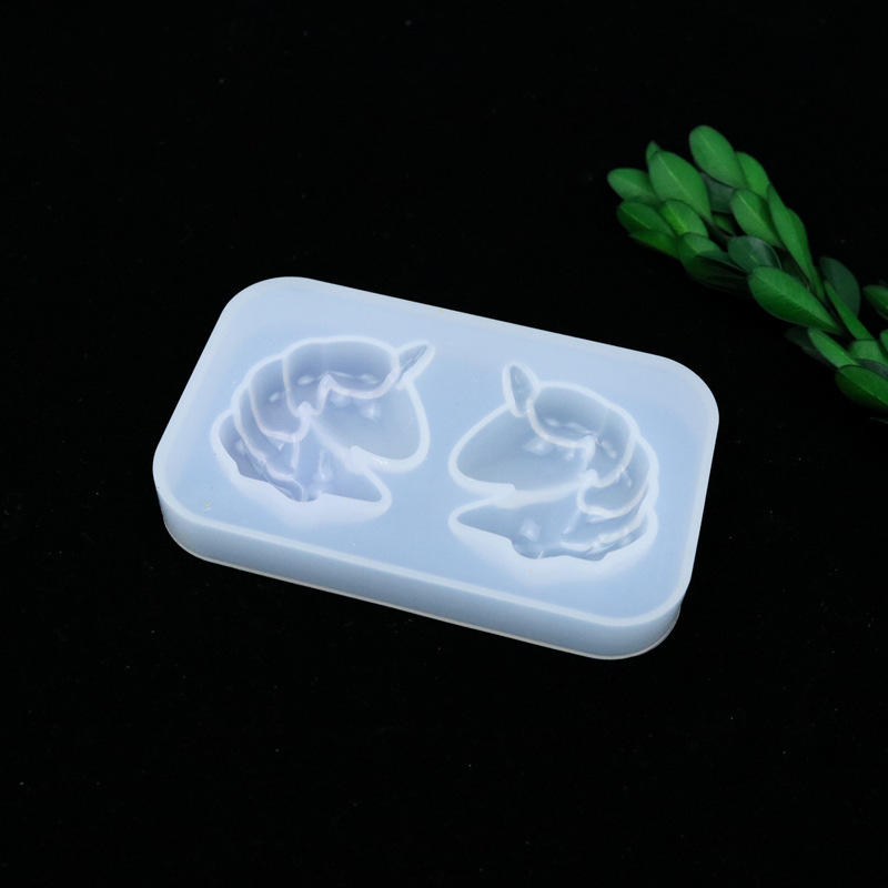 DIY Crystal Glue Mirror Two-Piece Unicorn Animal Silicone Mold Aromatherapy Gypsum Expansion Handmade Soft Ornaments DIY Crystal Glue Mirror Two-Piece Unicorn Animal Silicone Mold Aromatherapy Gypsum Expansion Handmade Soft Ornaments