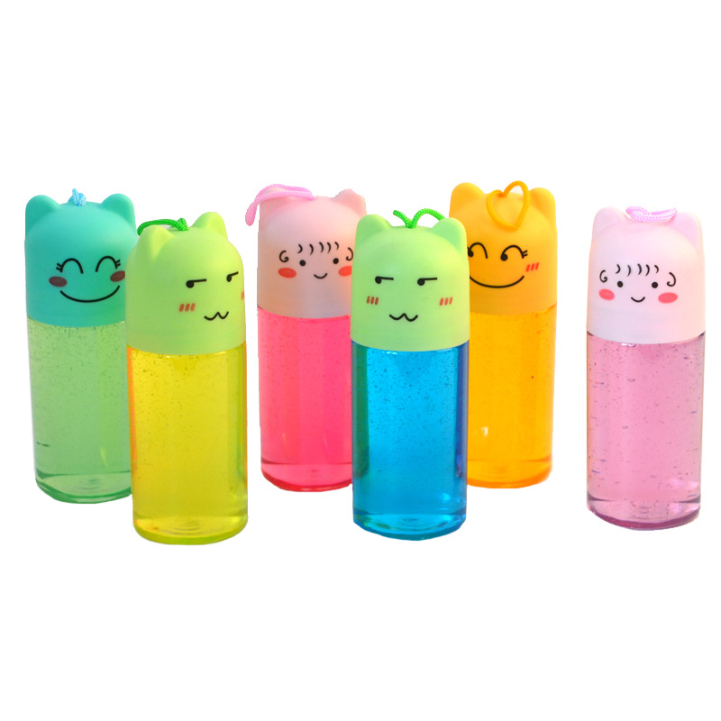 New hot selling creative cute animal cat bottle crystal mud candy mud yizhi children's toys manufacturers direct New hot selling creative cute animal cat bottle crystal mud candy mud yizhi children's toys manufacturers direct