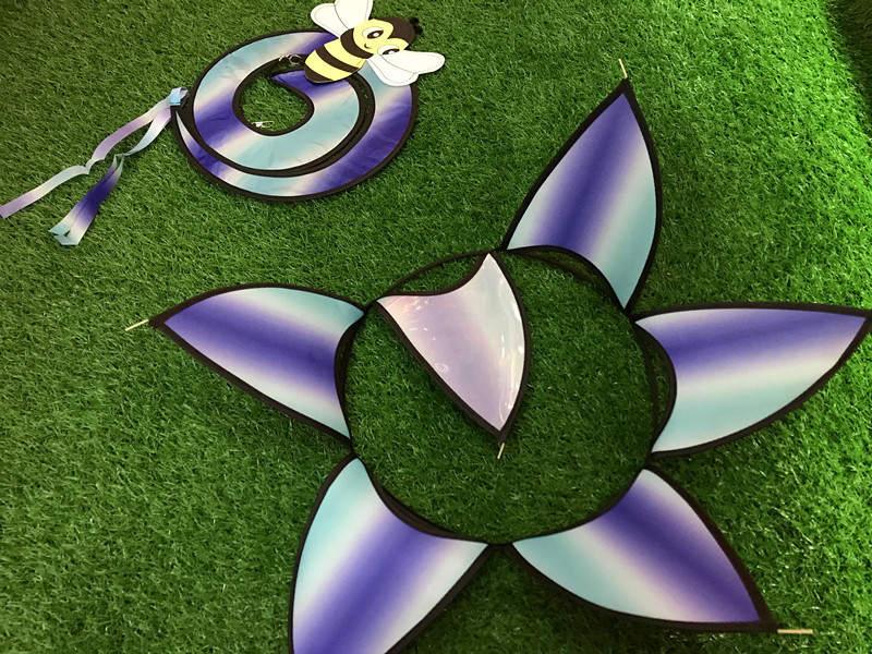 Animal with Umbrella Hanging Windmill Kindergarten Outdoor Cartoon Hanging Windmill Factory Direct Sales Quantity Discounts