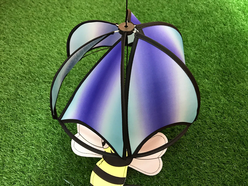 Animal with Umbrella Hanging Windmill Kindergarten Outdoor Cartoon Hanging Windmill Factory Direct Sales Quantity Discounts