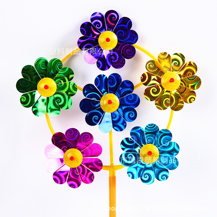 Little Sun Advertising Windmill Park Exhibition Windmill children colorful traditional Windmill Toys Foreign Trade manufacturers Direct selling