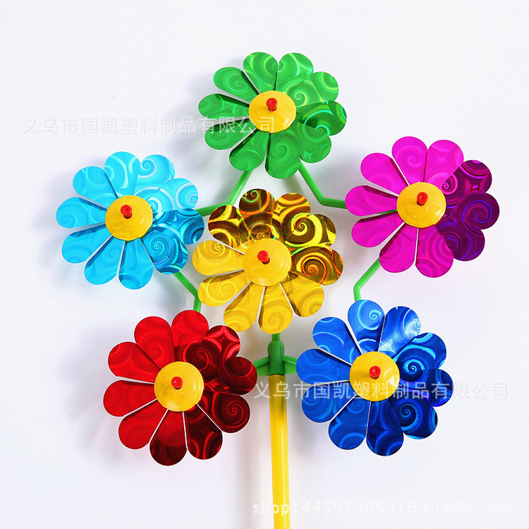 Little Sun Advertising Windmill Park Exhibition Windmill children colorful traditional Windmill Toys Foreign Trade manufacturers Direct selling