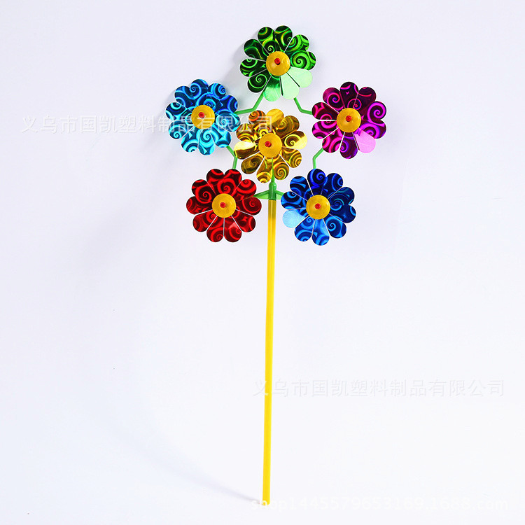 Little Sun Advertising Windmill Park Exhibition Windmill children colorful traditional Windmill Toys Foreign Trade manufacturers Direct selling