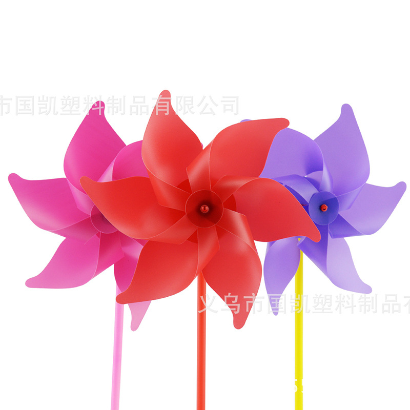 Colorful PVC windmill String outdoor decoration DIY chain windmill manufacturer Wholesale Custom Scenic Spot Kindergarten Advertising Wind