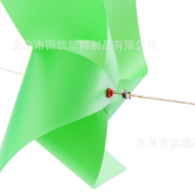 Colorful PVC windmill String outdoor decoration DIY chain windmill manufacturer Wholesale Custom Scenic Spot Kindergarten Advertising Wind
