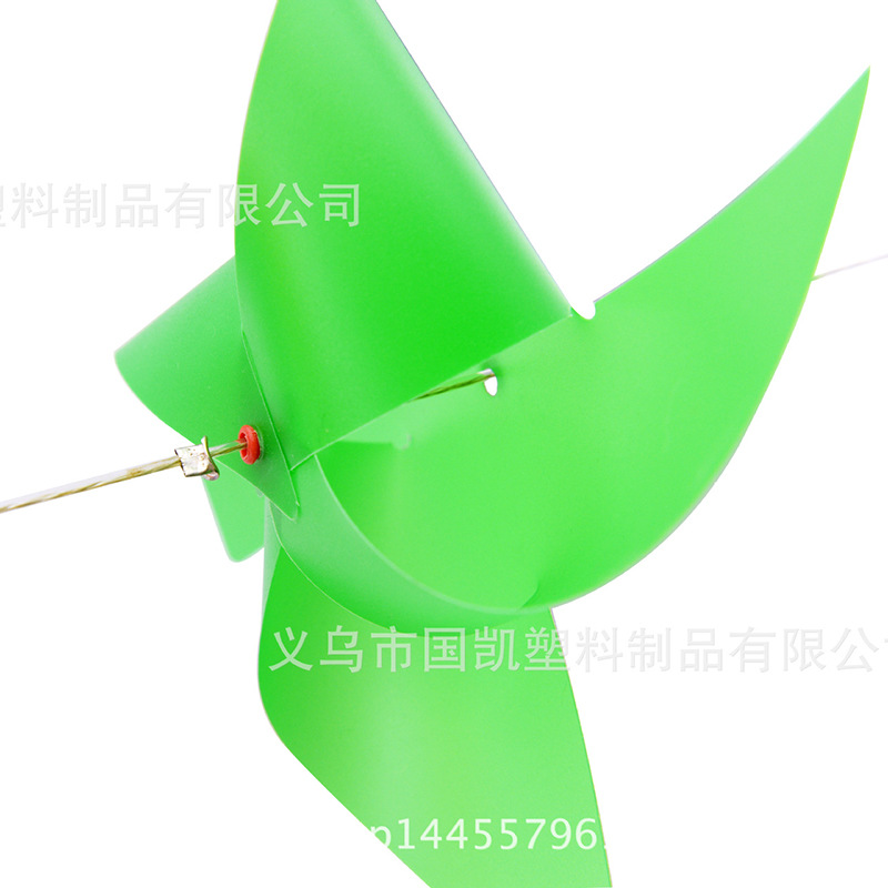 Colorful PVC windmill String outdoor decoration DIY chain windmill manufacturer Wholesale Custom Scenic Spot Kindergarten Advertising Wind
