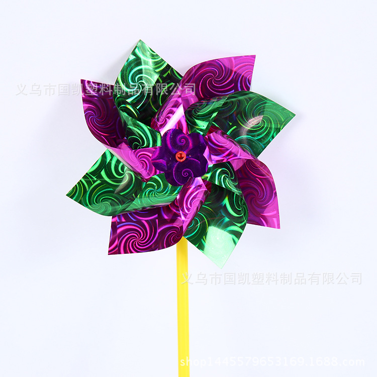 F12 Laser windmill Registry Square Outdoor creative windmill Advertising Hot selling toy windmill manufacturers&#039; Wholesale business