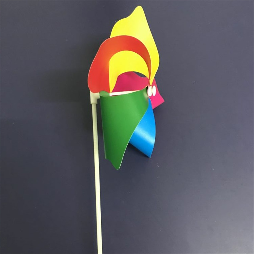 Children&#039;s Toy Custom Windmill Hexagonal Traditional Decorative Pastoral Advertising Printing Windmill DIY Intelligence Creative Windmill