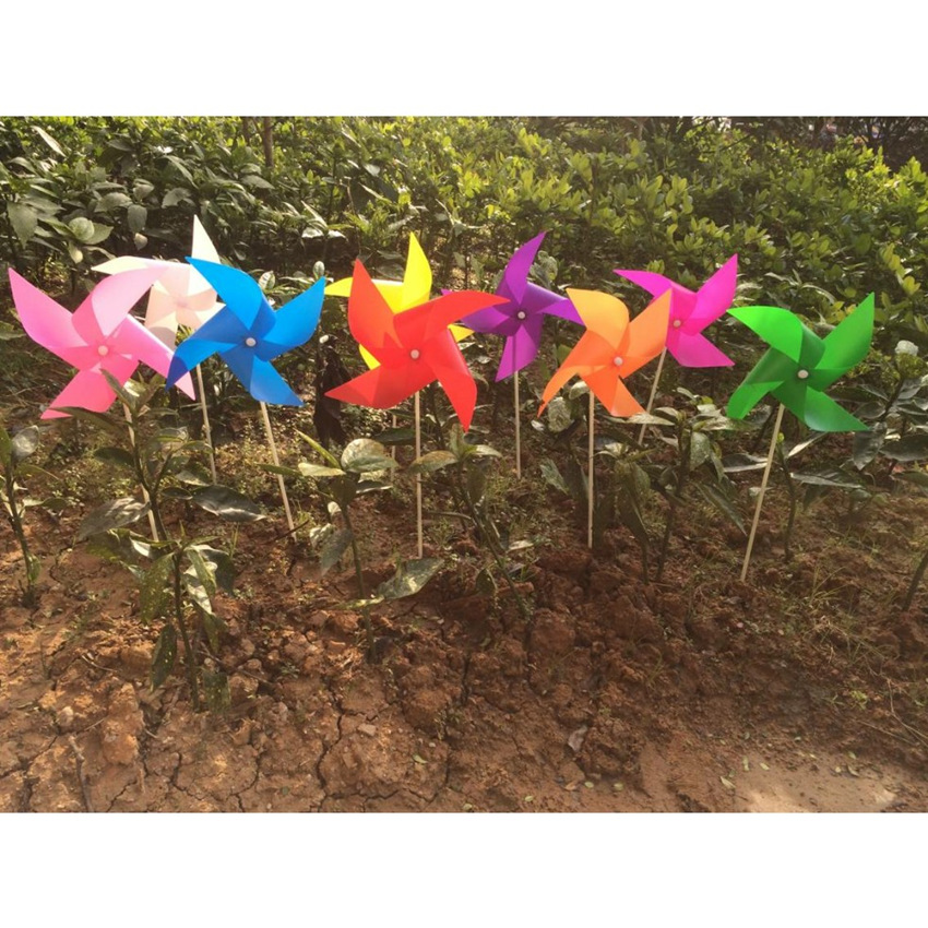 Toy Windmill Children&#039;s DIY Gift Advertising Printing Windmill Kindergarten Decorating Windmill Custom Outdoor Windmill