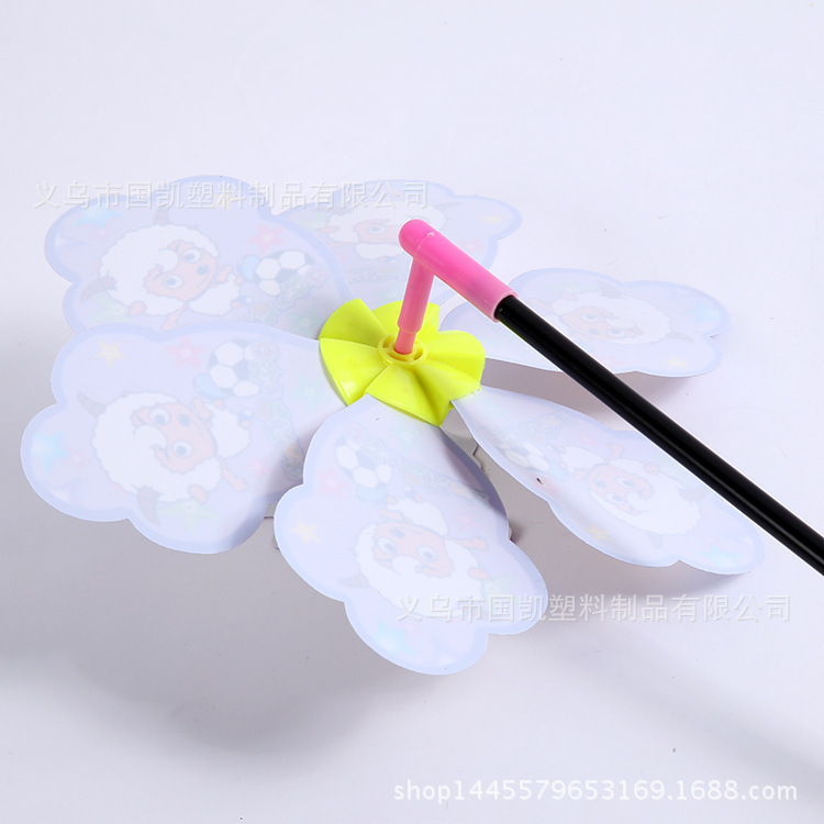 Cartoon Animation Rotating Three - Dimensional windmill Lovely color Children Small Windmill children toys can be customized Cartoon Animation Rotating Three - Dimensional windmill Lovely color Children Small Windmill children toys can be customized