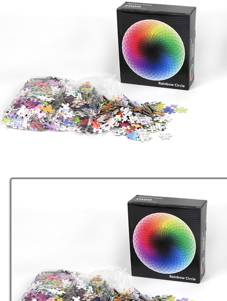 Cross-Border Adult 1000-Piece Puzzle Rainbow Thousand-Color Puzzle Starry Sky Puzzle Plane Puzzle Toy Factory Direct Sales Cross-Border Adult 1000-Piece Puzzle Rainbow Thousand-Color Puzzle Starry Sky Puzzle Plane Puzzle Toy Factory Direct Sales