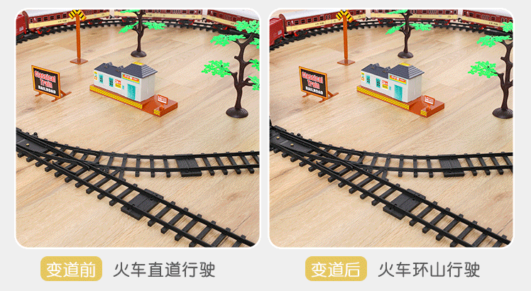 Simulation Electric Track Classical Model Toy Retro Steam High-Speed Rail Train Boy Novelty Stall Toy Simulation Electric Track Classical Model Toy Retro Steam High-Speed Rail Train Boy Novelty Stall Toy