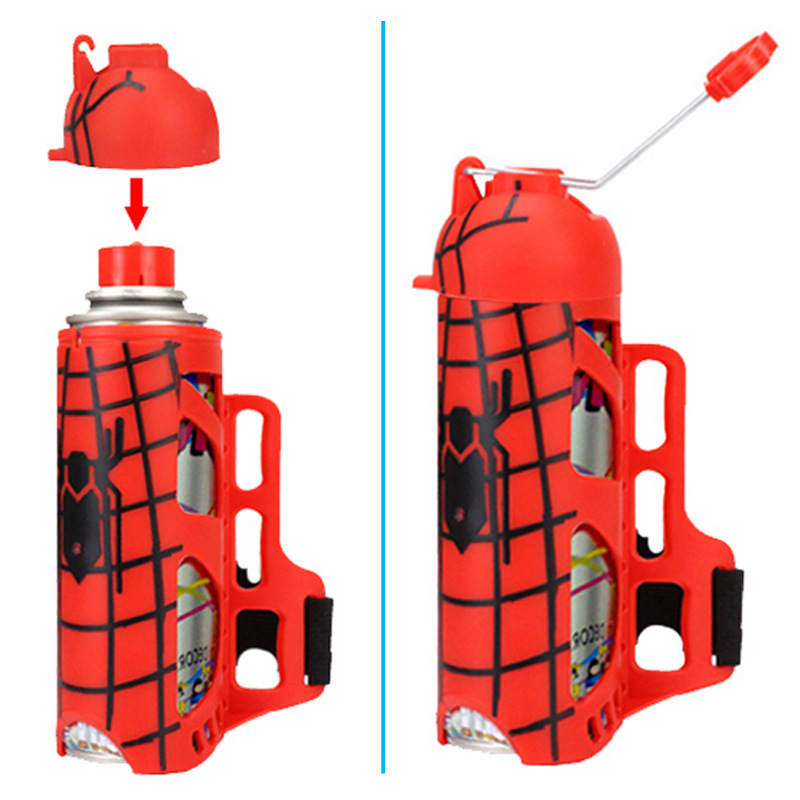 Night Market Toy Stall Extraordinary Gloves Spinning Spider-Man Transmitter Wrist Spraying Children&#039;s Gloves Spinning Suit