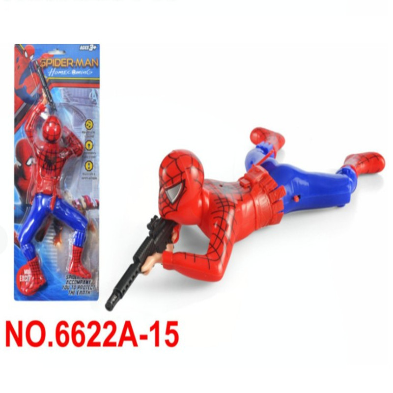 Tiktok Same Style Crawler Spider-Man Large Crawler Electric Toy Children's Luminous Sound Crawling Toy Funny Cat Artifact