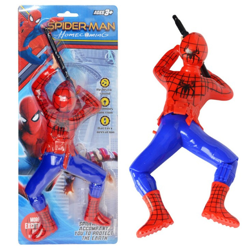 Tiktok Same Style Crawler Spider-Man Large Crawler Electric Toy Children's Luminous Sound Crawling Toy Funny Cat Artifact