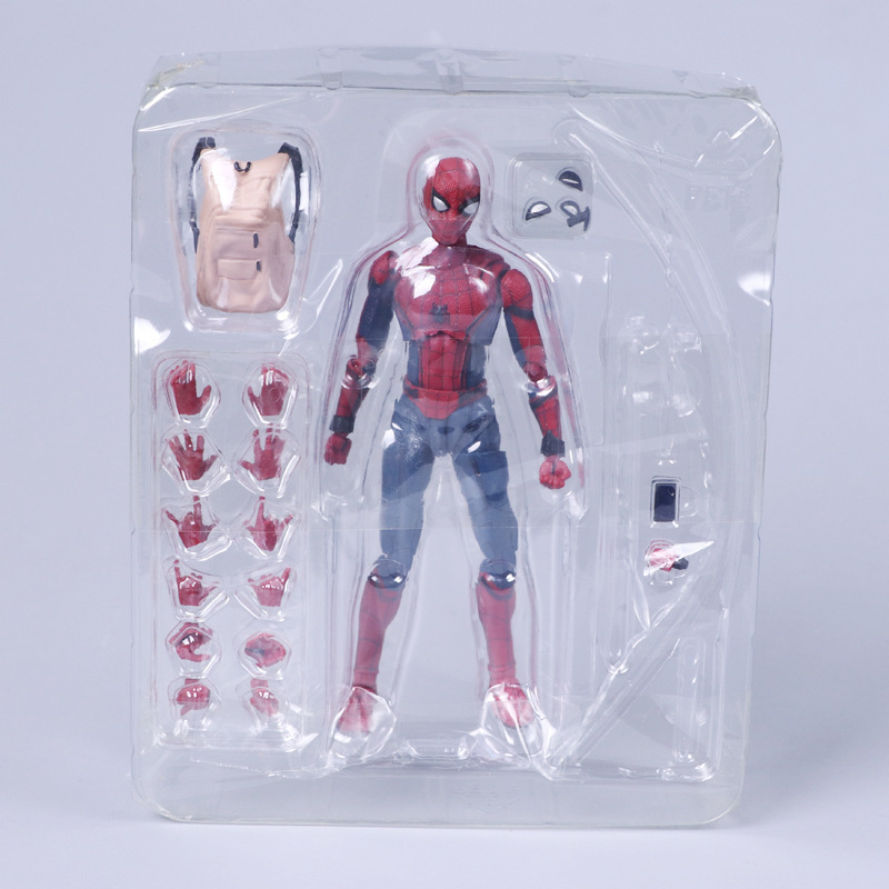 Anime Toy Spider-Man Spider-Man SHF Movable Spider-Man Bug Back-to-School Season Model Hand Office