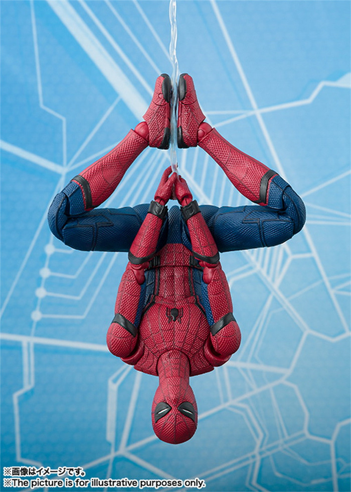 Anime Toy Spider-Man Spider-Man SHF Movable Spider-Man Bug Back-to-School Season Model Hand Office