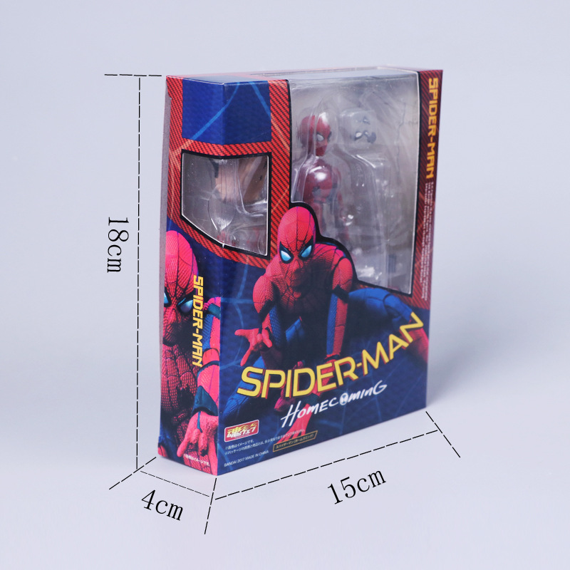 Anime Toy Spider-Man Spider-Man SHF Movable Spider-Man Bug Back-to-School Season Model Hand Office