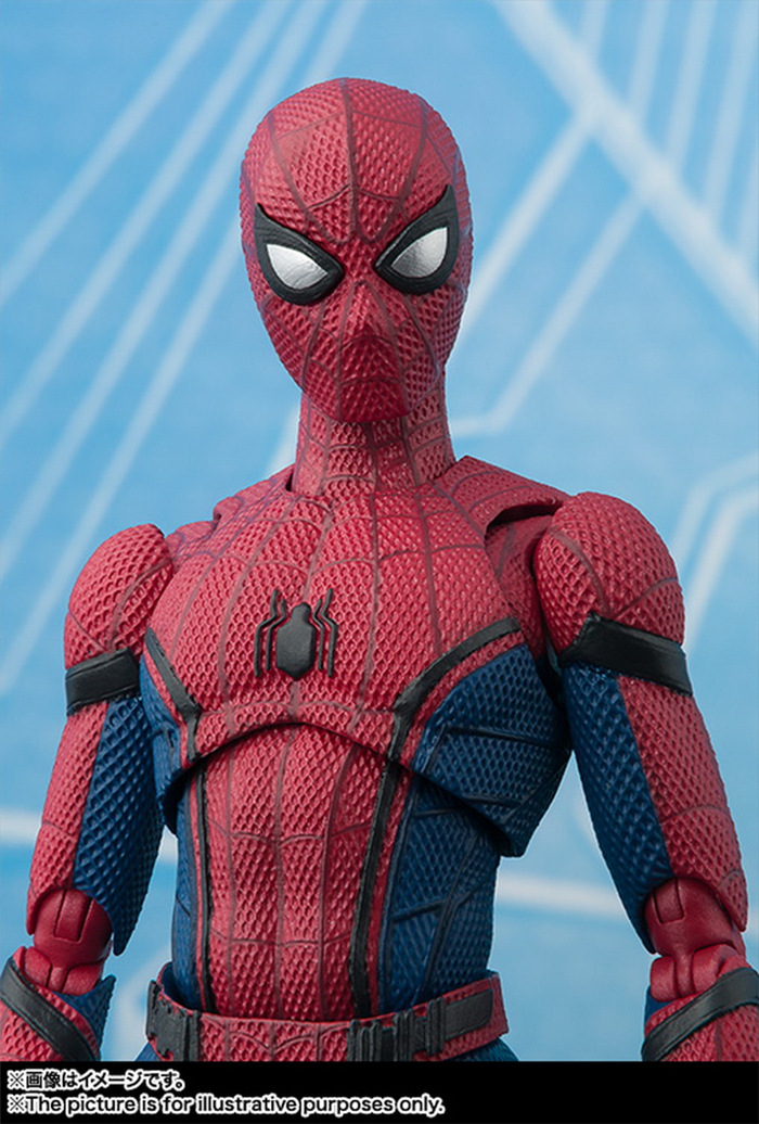 Anime Toy Spider-Man Spider-Man SHF Movable Spider-Man Bug Back-to-School Season Model Hand Office