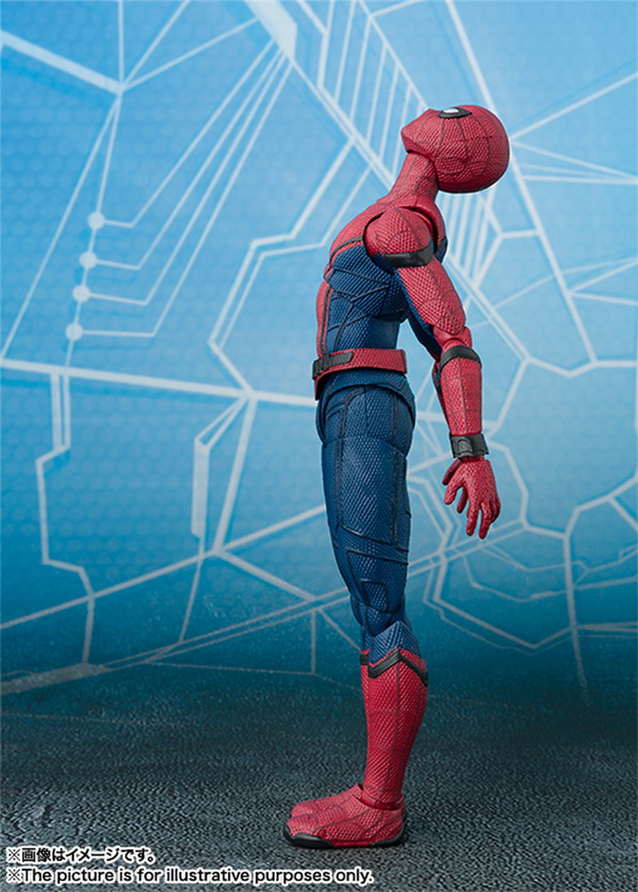 Anime Toy Spider-Man Spider-Man SHF Movable Spider-Man Bug Back-to-School Season Model Hand Office