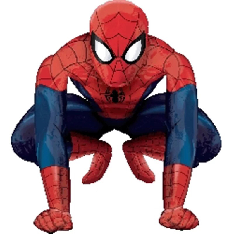 New large 3D combination oF Spider-Man aluminum film Children Toy Birthday party wholesale