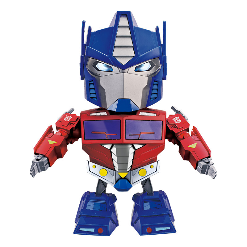 Genuine Popular Dancing Spider-Man Iron Man Electric Drop-Resistant Music Transformer Robot Toy