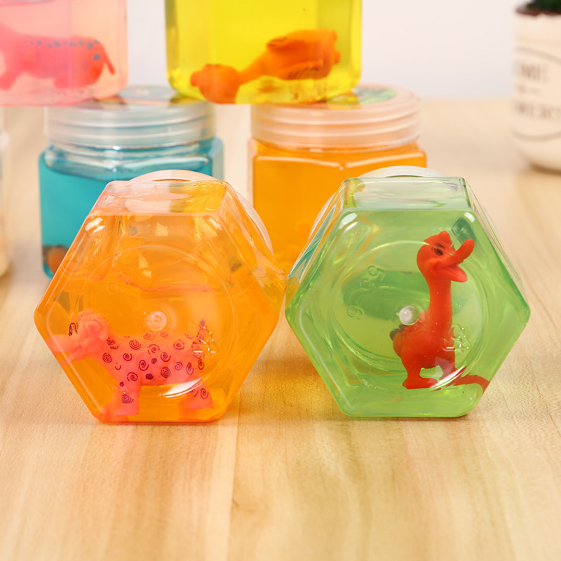 Dinosaur Insect Animal Crystal Mud Nasal Glue Export Quality Jelly Mud DIY Environmental Protection Crystal Mud Fun
