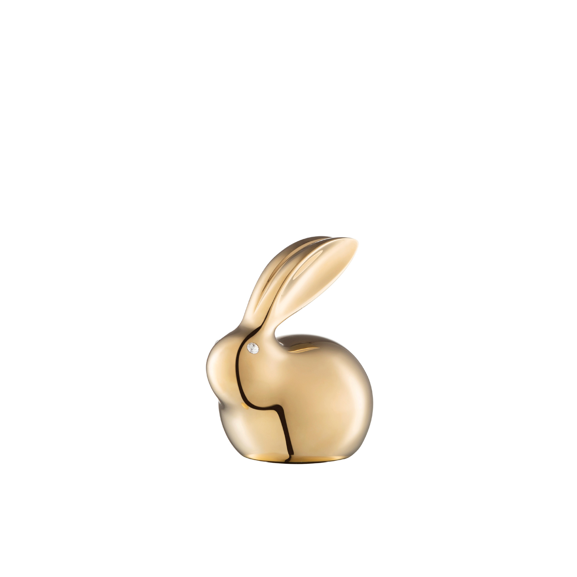 Factory Direct Sales Crystal Copper Rabbit Brass Decoration Crafts Rabbit Zodiac Cute Crystal Animal