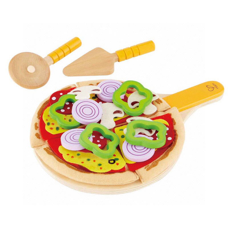 [Officially Authorized] German Hape Kitchen Toys DIY Pizza Play House for Early Education Center One Piece Dropshipping