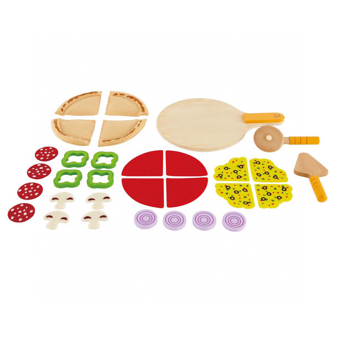 [Officially Authorized] German Hape Kitchen Toys DIY Pizza Play House for Early Education Center One Piece Dropshipping