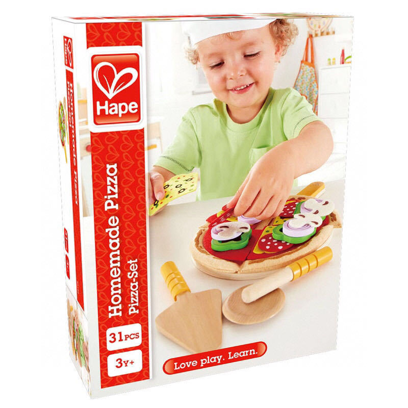 [Officially Authorized] German Hape Kitchen Toys DIY Pizza Play House for Early Education Center One Piece Dropshipping