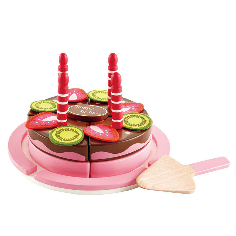 [Officially Authorized] German Hape Kitchen Toys Double Taste Cake Play House Wooden Toys