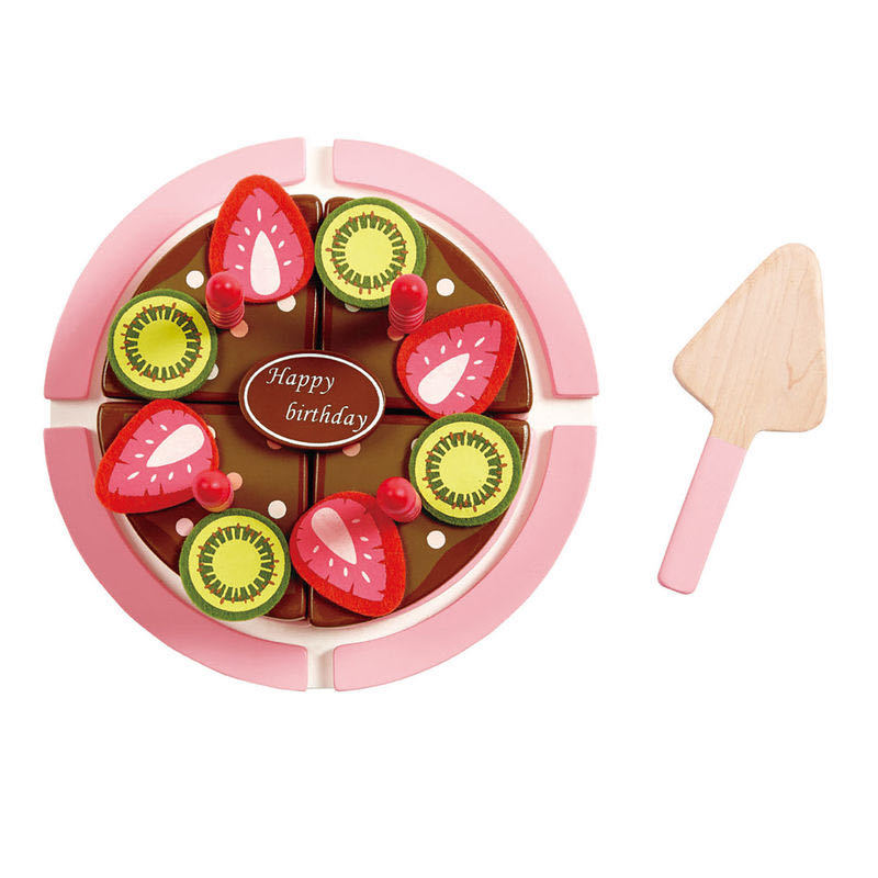 [Officially Authorized] German Hape Kitchen Toys Double Taste Cake Play House Wooden Toys