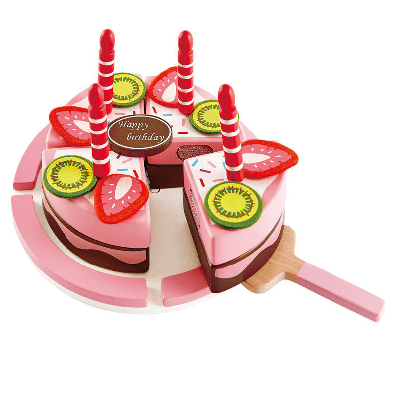 [Officially Authorized] German Hape Kitchen Toys Double Taste Cake Play House Wooden Toys