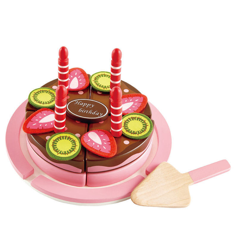 [Officially Authorized] German Hape Kitchen Toys Double Taste Cake Play House Wooden Toys