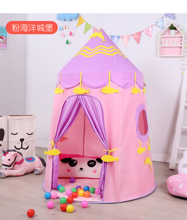 Children's Tent Indoor Princess Girl Boy Home Reading Oversized House Cubbyhouse Baby Toy Play House Children's Tent Indoor Princess Girl Boy Home Reading Oversized House Cubbyhouse Baby Toy Play House