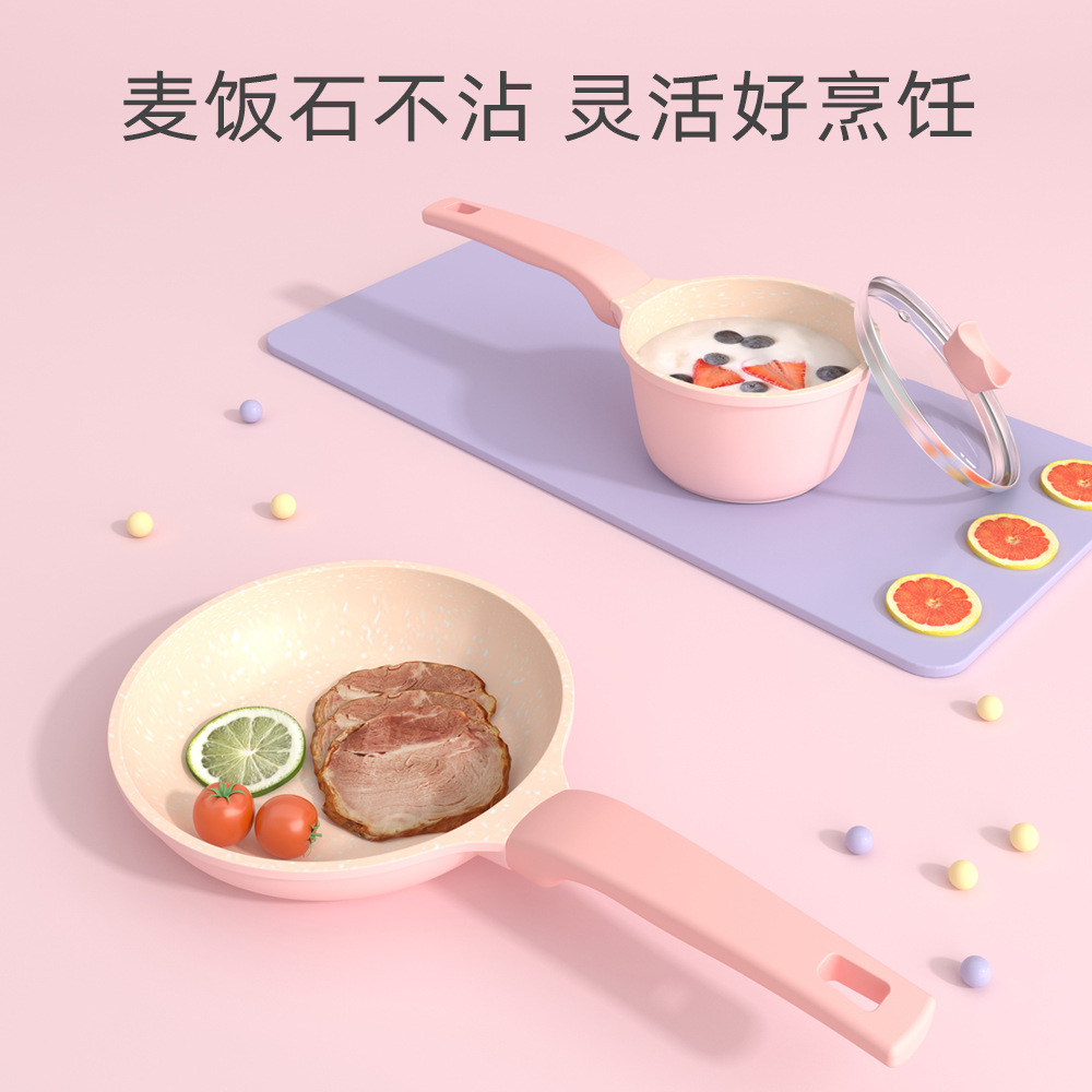 Children&#039;s Mini Kitchen Play House Toy Girl Girls&#039; Birthday Gifts Simulation Hot Pot Cooking Real Cooking Full Set