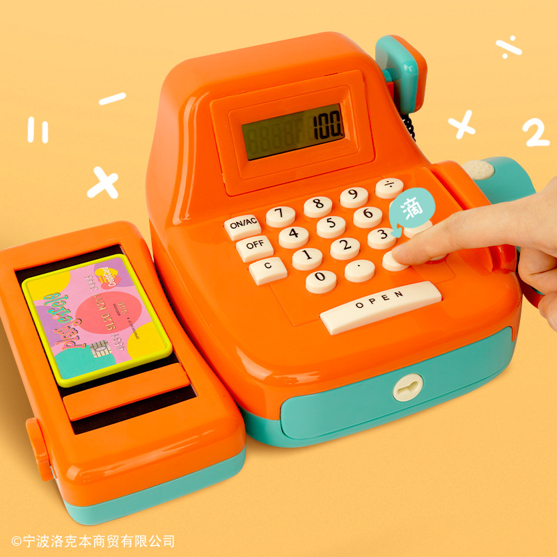Canada Battat Cash Register Supermarket Sale Cashier Simulation Machine Children Role Play House Toys