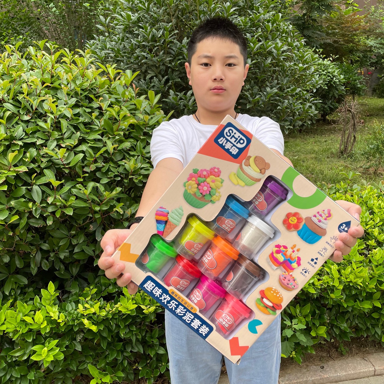 Fun and Joy Colored Clay Set Children Play House Toys Plasticene Supplementary Pack Large and Medium Two Institutional Small Gifts